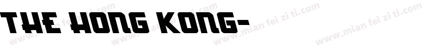 THE HONG KONG字体转换